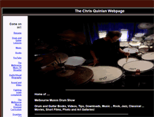 Tablet Screenshot of chrisquinlanmusic.com